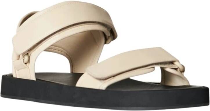 The Row Flat Sandals Beige Dames