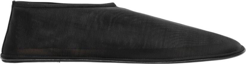 The Row Puntige Ballerina Flats Black Dames