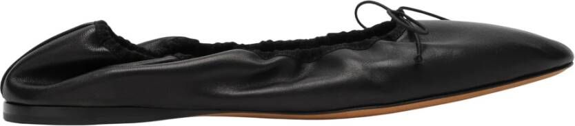 The Row Puntige Ballerina Platte Schoenen Black Dames