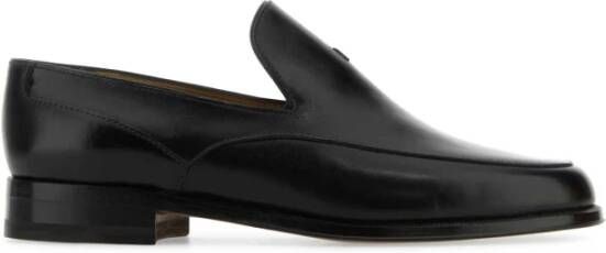 The Row Zwarte Enzo Loafers Black Dames