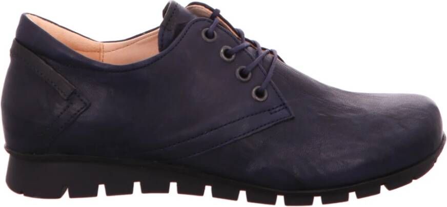 Think! Blauwe Veterschoenen Menscha Model Blue Dames