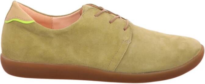 Think! Groene Veterschoen Veloursleer Green Dames