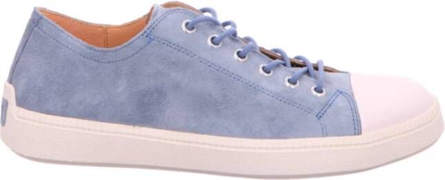 Think! Velours Veterschoenen Blue Dames