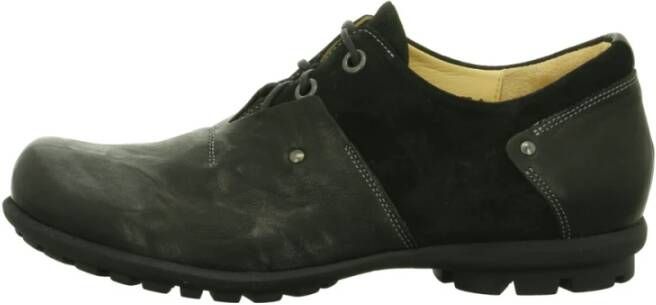 Think! Zwarte Veterschoenen Black Heren