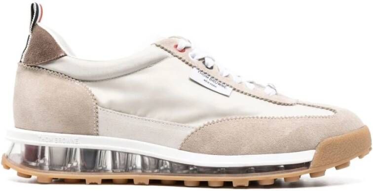 Thom Browne Beige Tech Runner Low-Top Sneakers Beige Dames