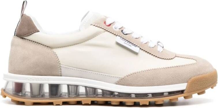 Thom Browne Bruine Leren Sneakers Multicolor Heren