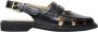 Thom Browne Leren Cut-Out Loafer Sandalen Black Heren - Thumbnail 1