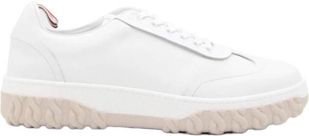 Thom Browne Leren Sneakers White Heren