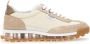 Thom Browne Rubberen Zool Tech Runner Sneaker Beige Heren - Thumbnail 1