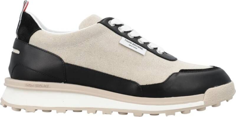 Thom Browne Salt Pepper Cotton Sneakers Multicolor Heren