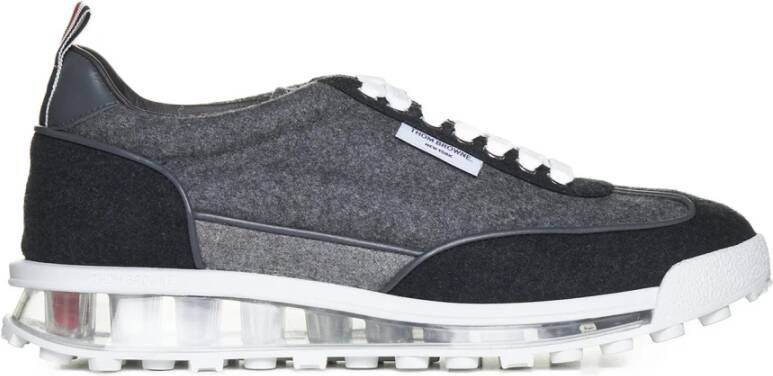 Thom Browne Tech Runner met RWB Lace Loops Gray Heren