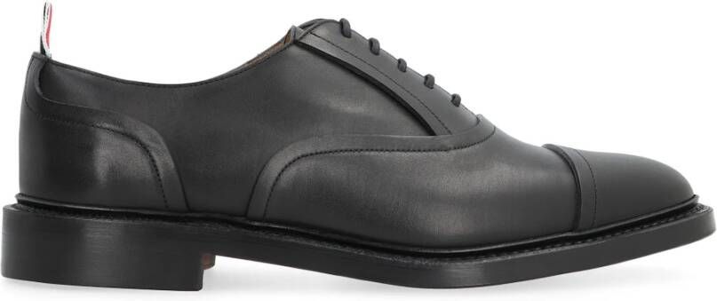 Thom Browne Tricolor Oxford Leren Veterschoenen Black Heren