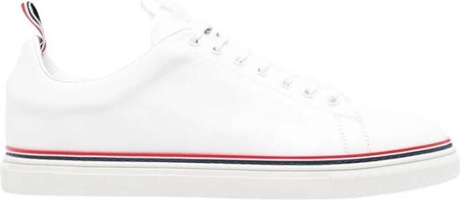 Thom Browne Witte lage top Pebble Grain sneakers White Heren