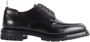 Thom Browne Zwarte Leren Derby Schort Schoenen Black Heren - Thumbnail 1