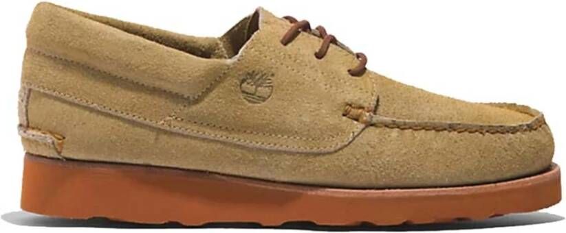 Timberland 3 Eye Wedge Vibram Lace Up Lace Schoenen Beige Heren