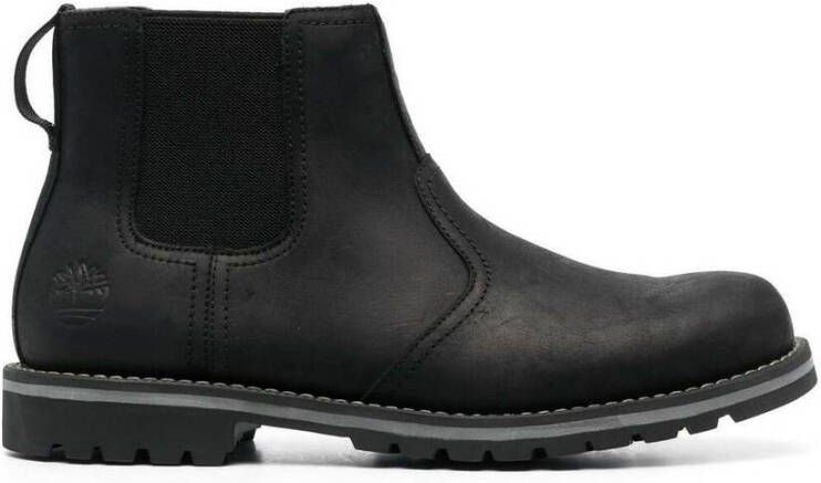 Timberland Heren Chelsea Laarzen Zwart Leer Ronde Neus Black Heren - Foto 1