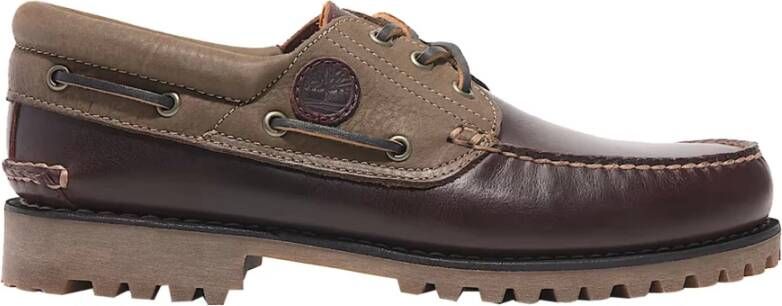 Timberland Authentieke bootschoenen 3-Eye Lug Handsewn Brown Heren