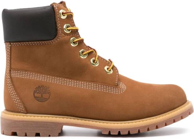 Timberland Beige Suède 6-Inch Premium Laarzen Beige Dames