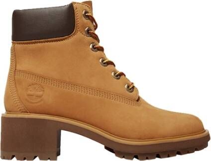 Timberland Beige Suède Dames Enkellaarzen Brown Dames