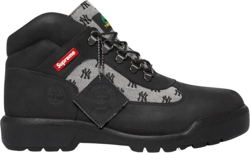 Timberland Beperkte oplage Field Boot Supreme New York Yankees Zwart Black Heren