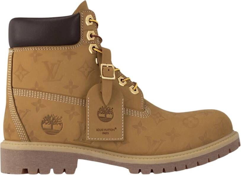 Timberland Beperkte oplage stijlvolle laarzen Beige Heren