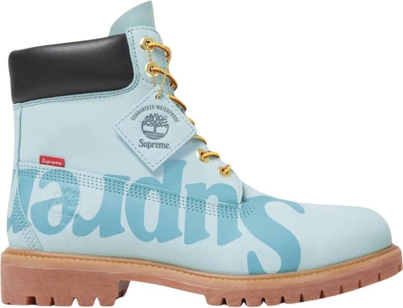 Timberland Beperkte oplage Waterdichte laars Lichtblauw Blue Heren