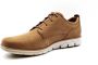 Timberland Blucher Stijl Nubuck Leren Schoenen Brown Heren - Thumbnail 1