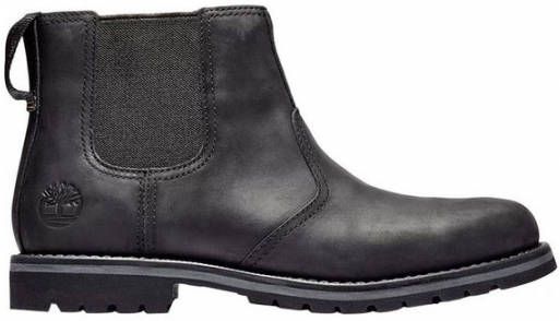 Timberland Heren Chelsea Laarzen Zwart Leer Ronde Neus Black Heren