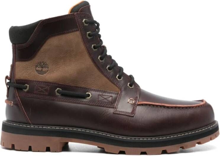 Timberland Britton Road 7-Eye Moc-Toe Boot Donkerbruin