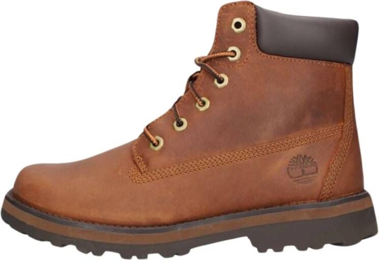 Timberland Bruine Leren Kinderlaarzen Brown Heren