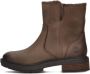 Timberland Bruine Mid Enkellaarzen met Faux Fur Brown Dames - Thumbnail 11