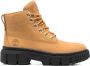 Timberland Grijsveld Leren Veterschoen Hoge Laars Brown Dames - Thumbnail 11