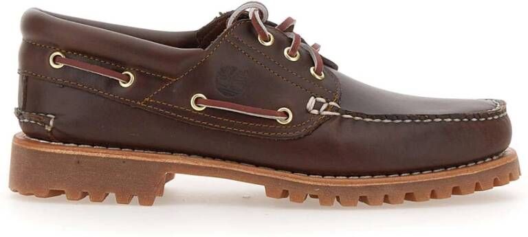 Timberland Bruine Platte Schoenen Brown Heren