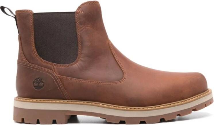 Timberland Bruine Suède Chelsea Laarzen Brown Heren