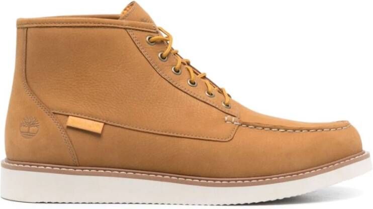 Timberland Bruine Suède Veterschoenen Brown Heren