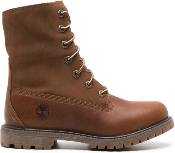 Timberland Bruine Suède Waterdichte Laarzen Brown Dames