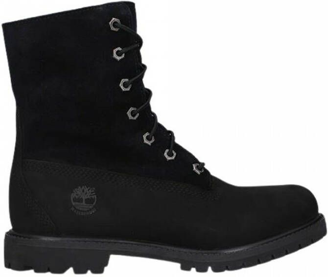 Timberland Authentics Teddy Fleece Wp Fold-down Boots Schoenen schwarz maat: 38.5 beschikbare maaten:36 37.5 38.5 39.5 40 41.5