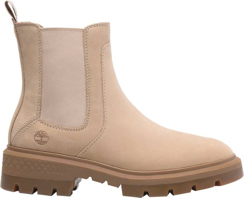 Timberland Chelsea Cortina Valley Mid Laarzen Beige Dames