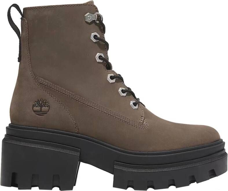 Timberland Everleigh Mid Dameslaarzen Brown Dames