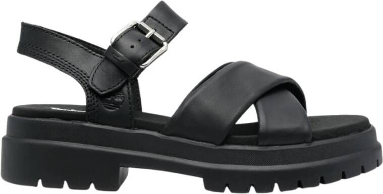 Timberland Flat Sandals Zwart Dames