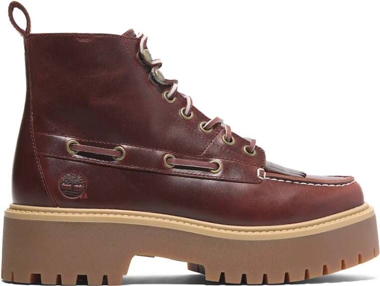 Timberland Fringe laars met plateau Red Dames