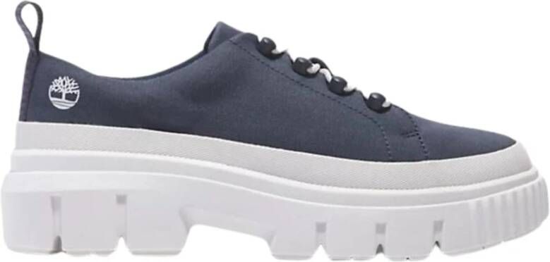 Timberland Greyfield Canvas Avontuurlijke Schoen Blue Dames