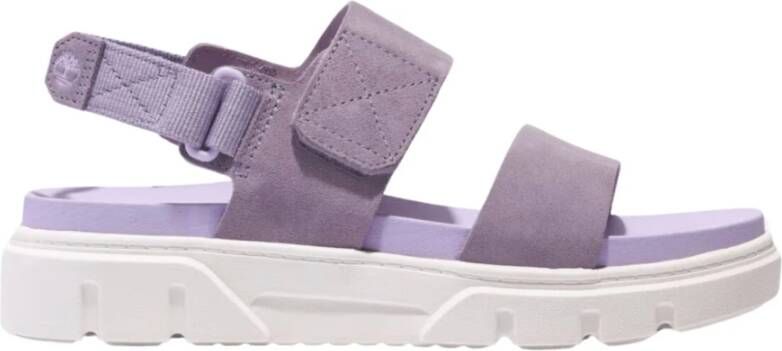 Timberland Greyfield Dubbele Band Sandaal Purple Dames