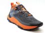 Timberland Grijze Nylon Sneakers met Oranje Zool Gray Heren - Thumbnail 1