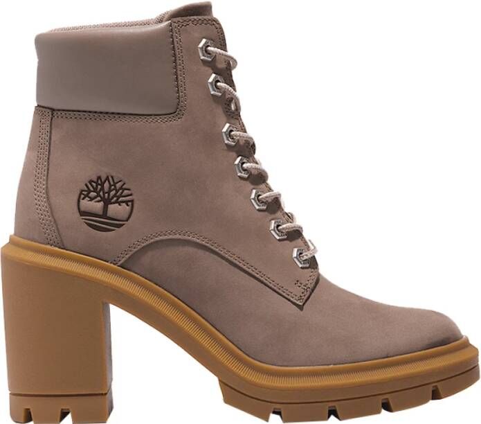 Timberland Grijze Suède Enkellaarzen Gray Dames