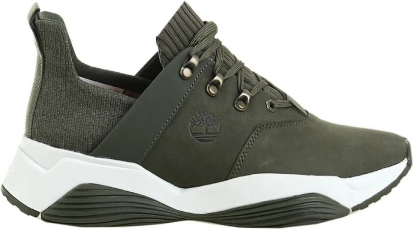 Timberland Groene Nubuck Dames Enkellaarzen Green Dames