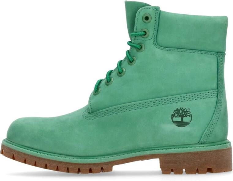 Timberland Luxe Herenubuck Laarzen met Modern Logo Green Heren