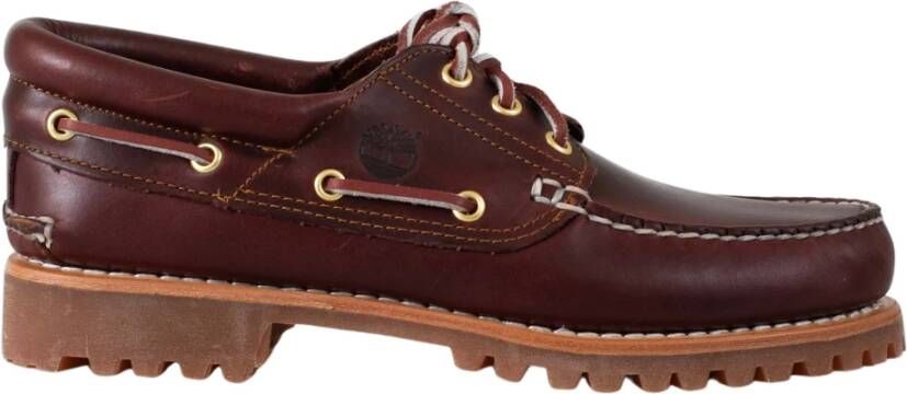 Timberland Handgemaakte Klassieke Bootschoenen Brown Heren