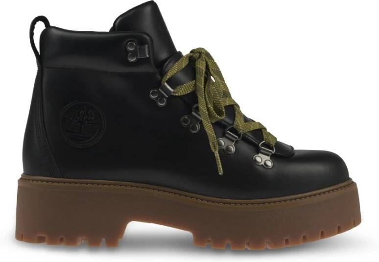 Timberland Klassieke Leren Laarzen voor Buitensportavonturen Black Dames