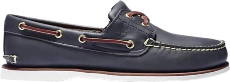 Timberland Klassieke Two-Eye Blauwe Herenloafer Blue Heren